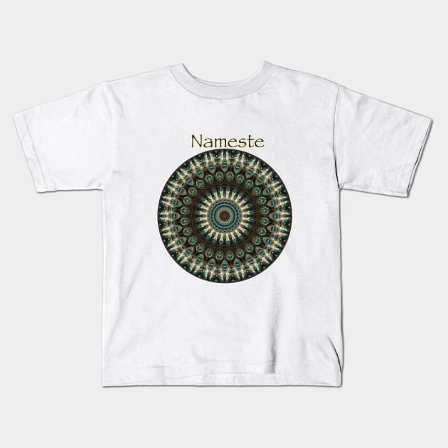 Maw Sit Sit Mandala Kids T-Shirt by KirstenStar 